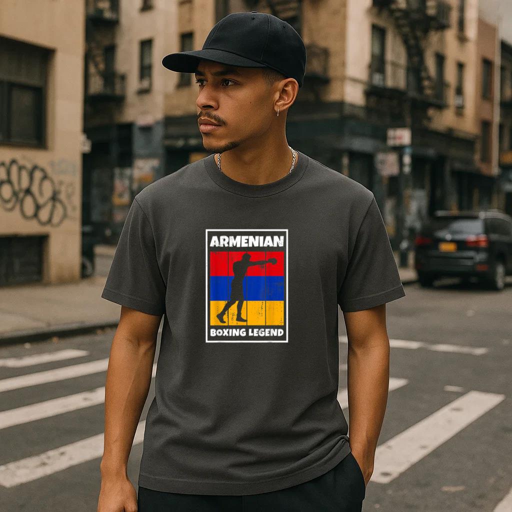 Armenian Boxing Legend T-Shirt - Image 2