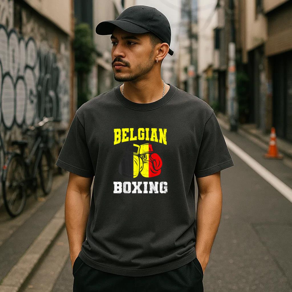 Belgian Boxing Gloves T-Shirt - Image 3