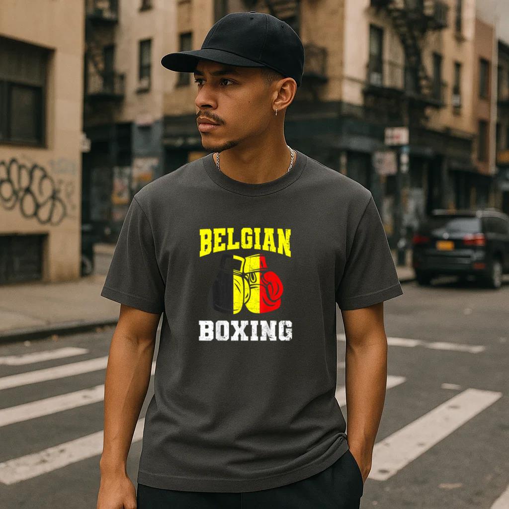 Belgian Boxing Gloves T-Shirt - Image 2
