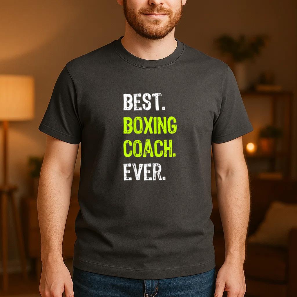 Best Boxing Coach T-Shirt - Image 4