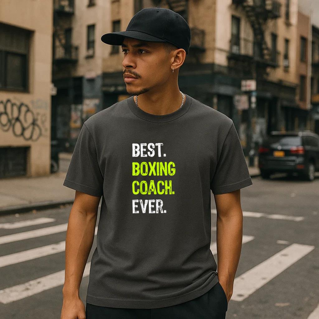 Best Boxing Coach T-Shirt - Image 2