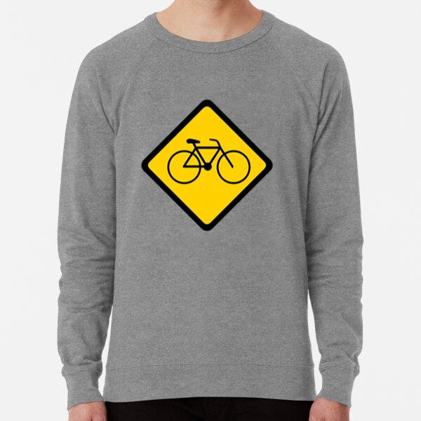 Bicycle Bike Rhomb Warning Flat Sweatshirt
