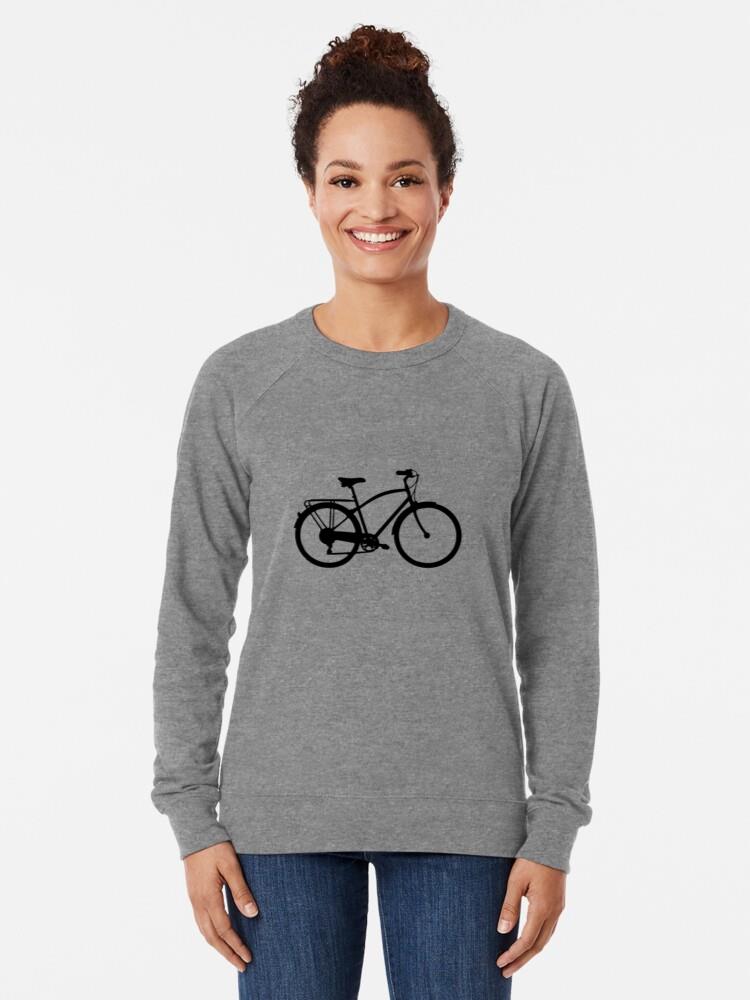 Bicycle Silhouette Cool Sweatshirt - Image 3