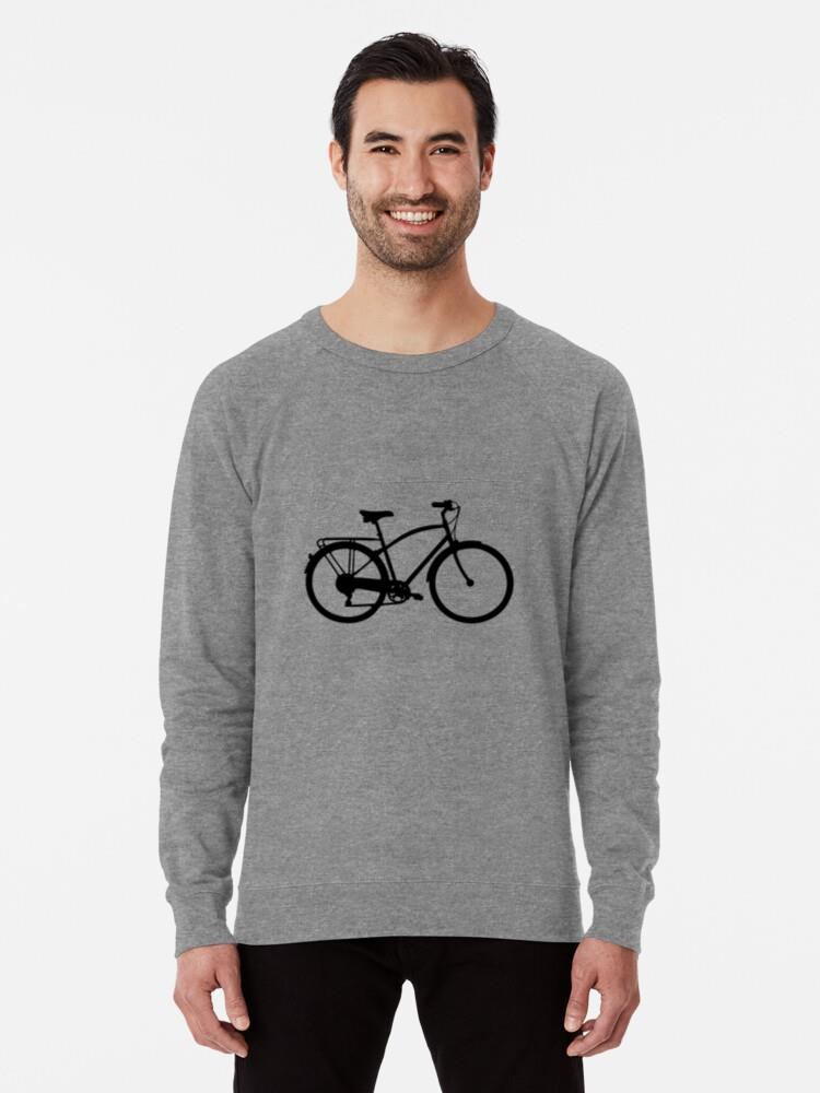 Bicycle Silhouette Cool Sweatshirt - Image 2