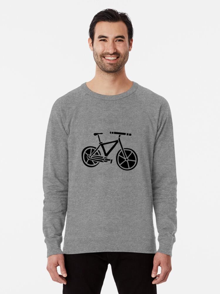 Bicycle Transport Black Sweatshirt - Image 2