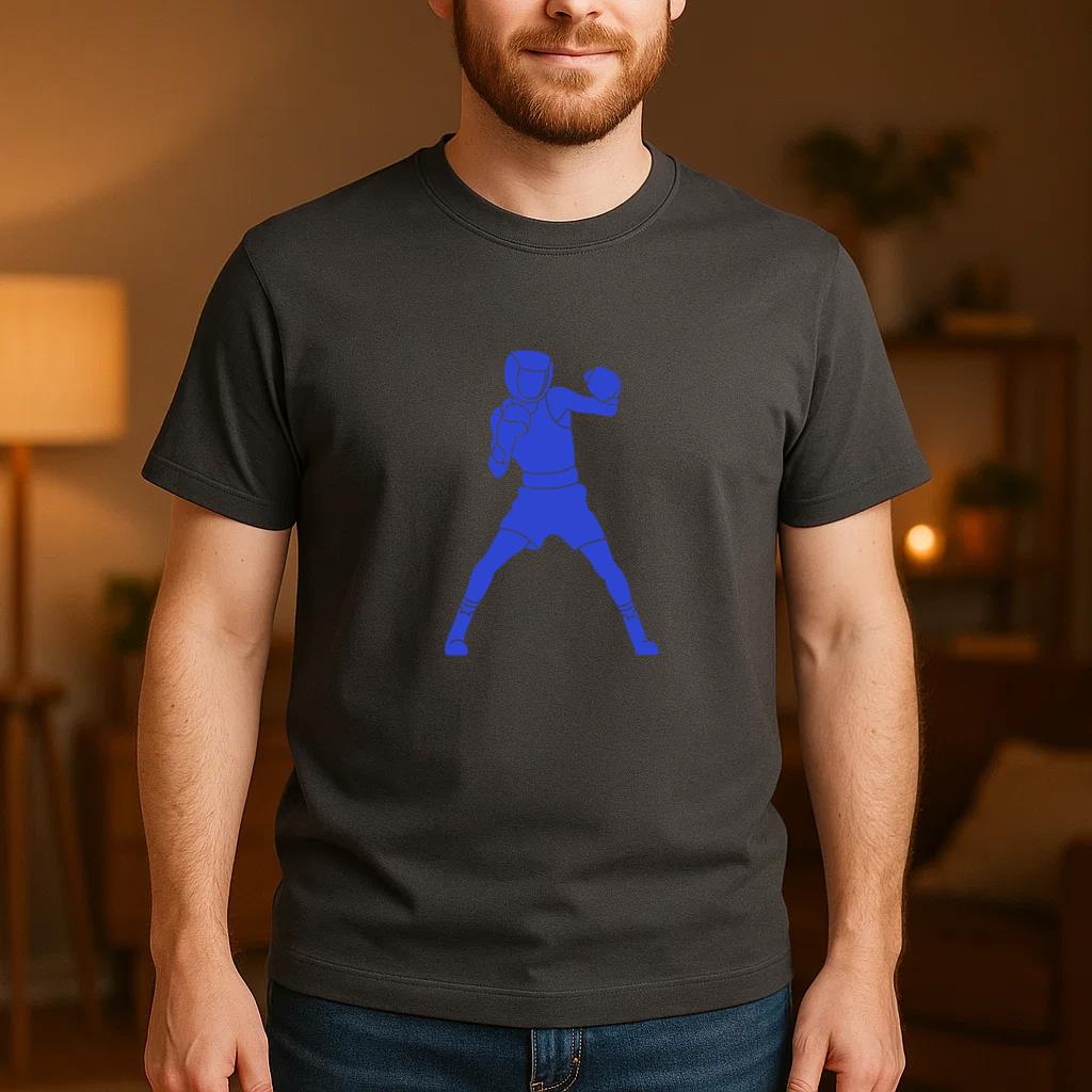 Boxer Blue T-Shirt - Image 4