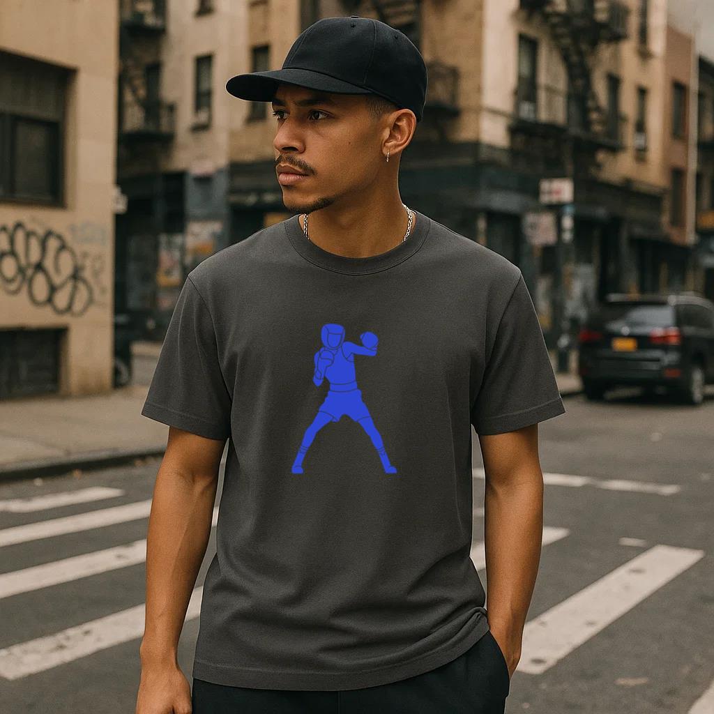 Boxer Blue T-Shirt - Image 2