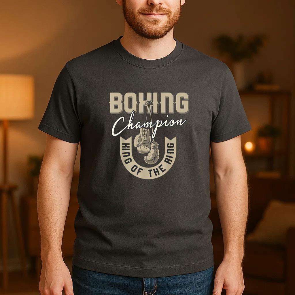 Boxing Champion King Of The Ring T-Shirt - Image 4