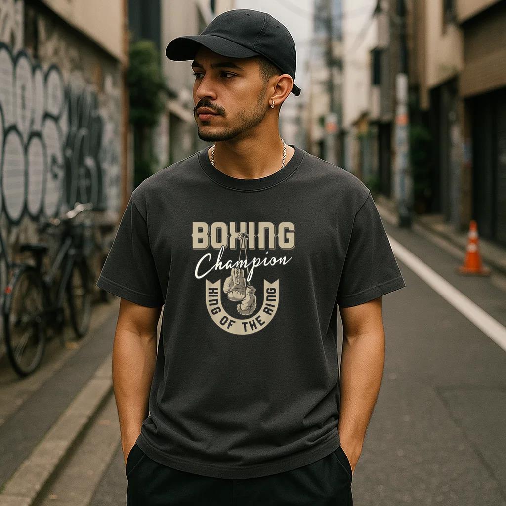 Boxing Champion King Of The Ring T-Shirt - Image 3