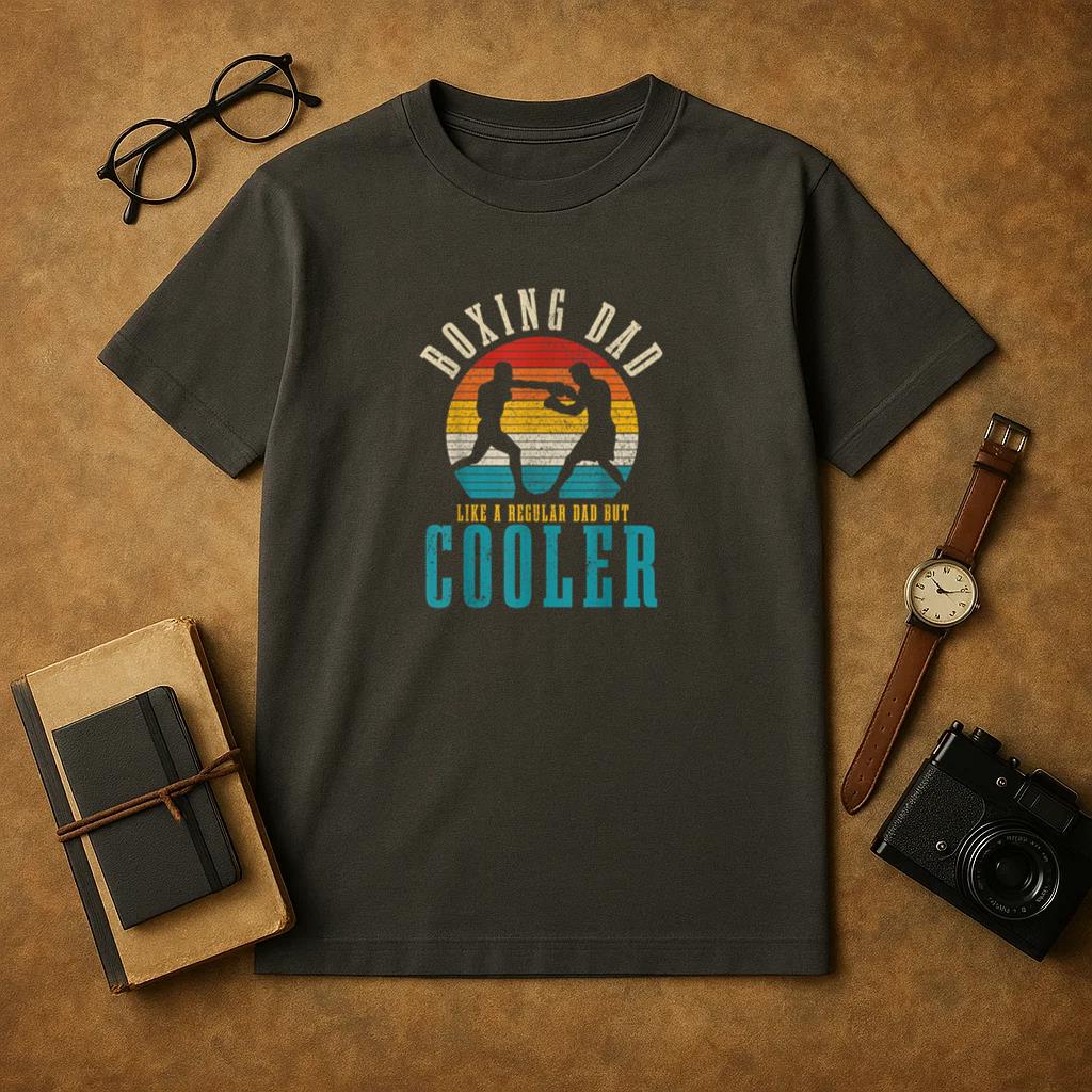 Boxing Dad Like A Regular Dad But Cooler T-Shirt