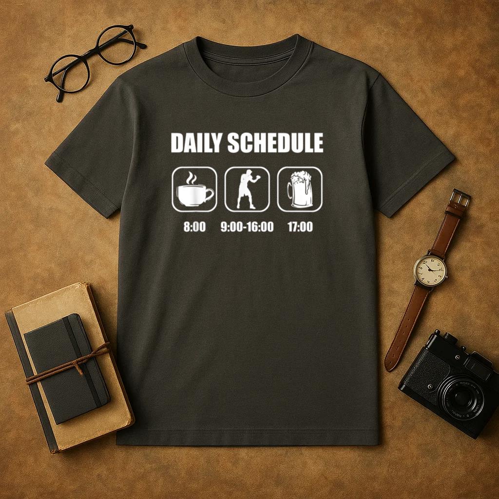 Boxing Daily Schedule T-Shirt