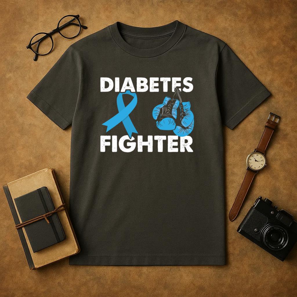 Boxing Gloves Diabetes Fighter T-Shirt