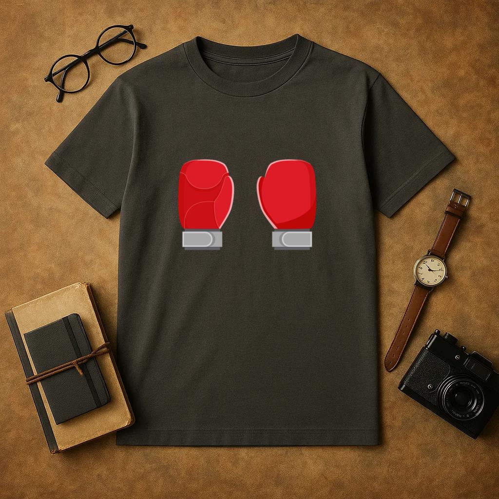 Boxing Gloves Icon Boxing Elements T-Shirt