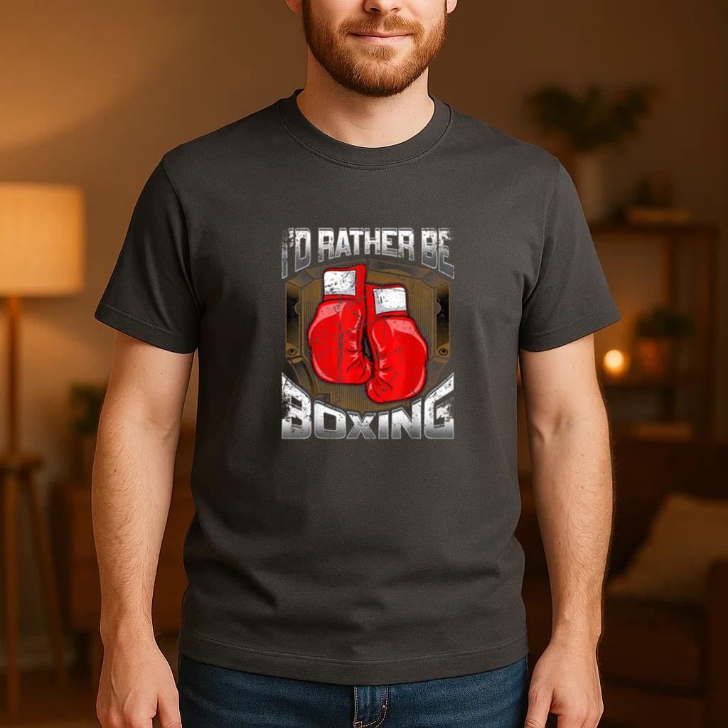 Boxing Gloves Vintage T-Shirt - Image 4
