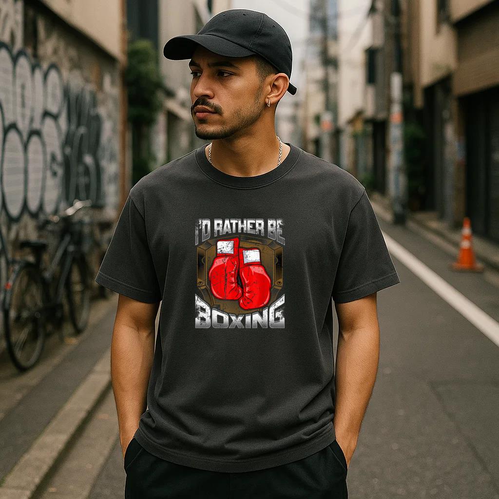 Boxing Gloves Vintage T-Shirt - Image 3