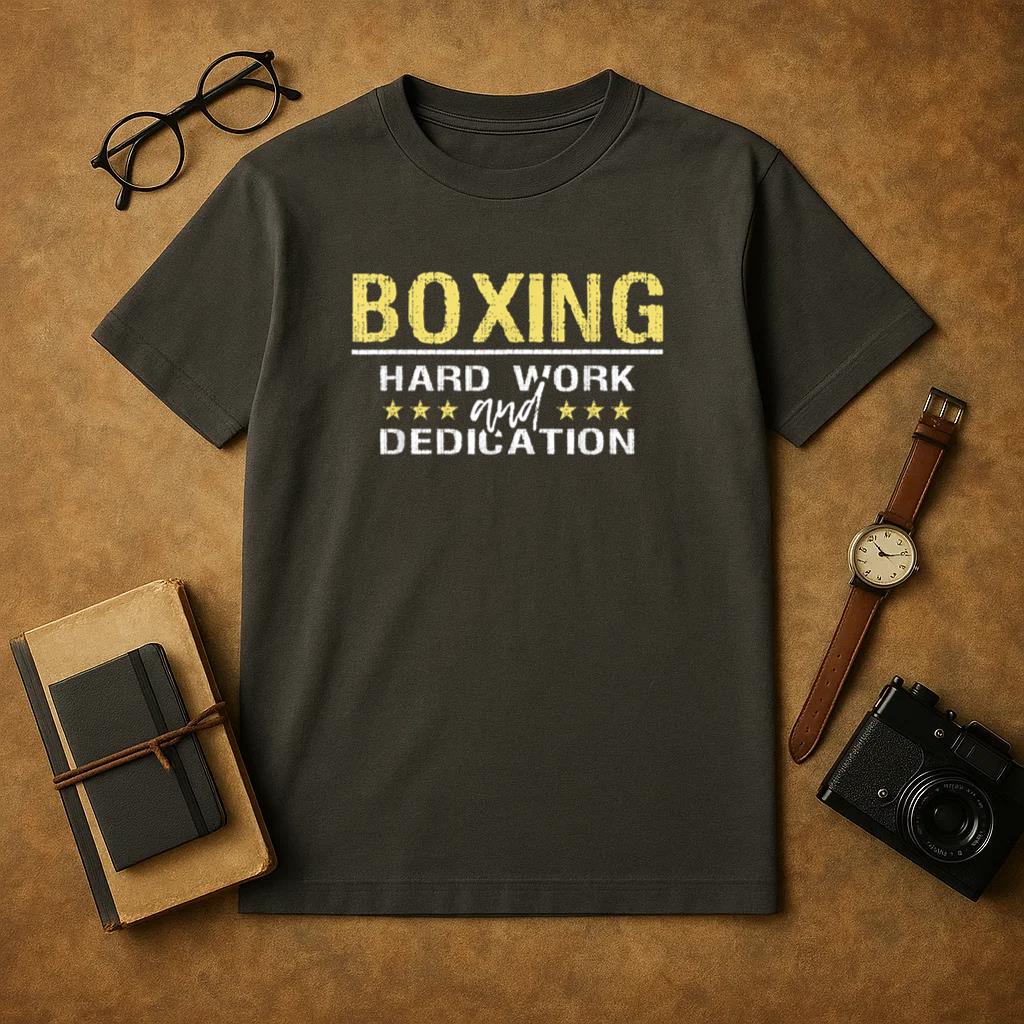 Boxing Hard Work And Dedication T-Shirt