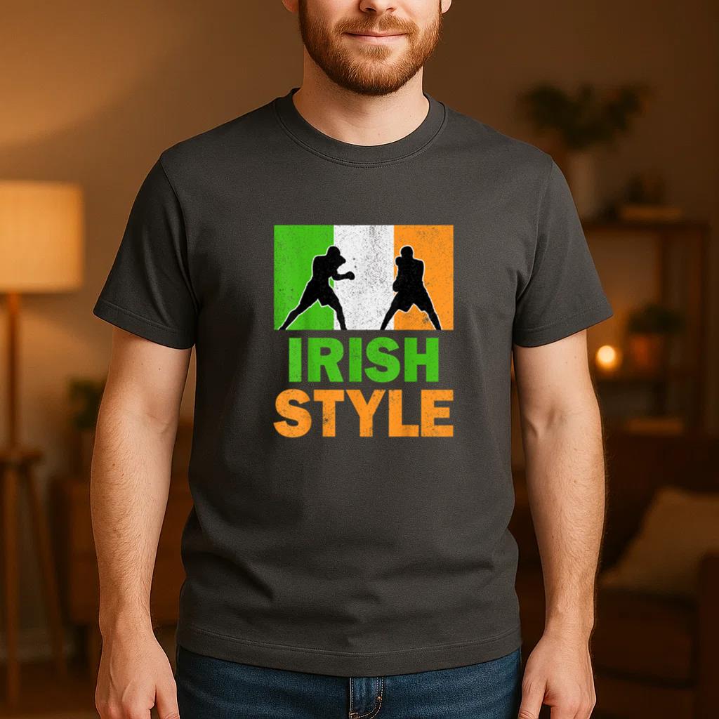 Ireland Flag Irish Boxing T-Shirt - Image 4