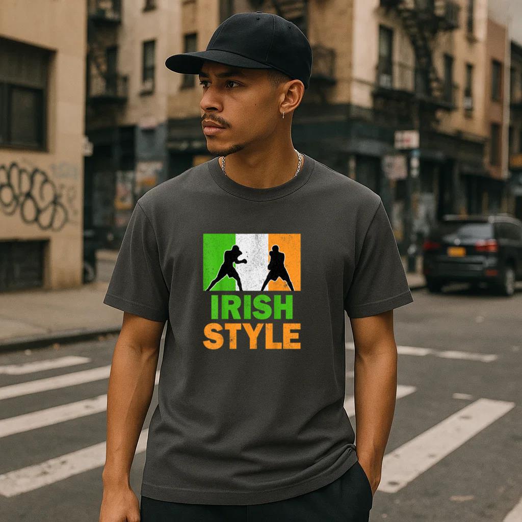Ireland Flag Irish Boxing T-Shirt - Image 2