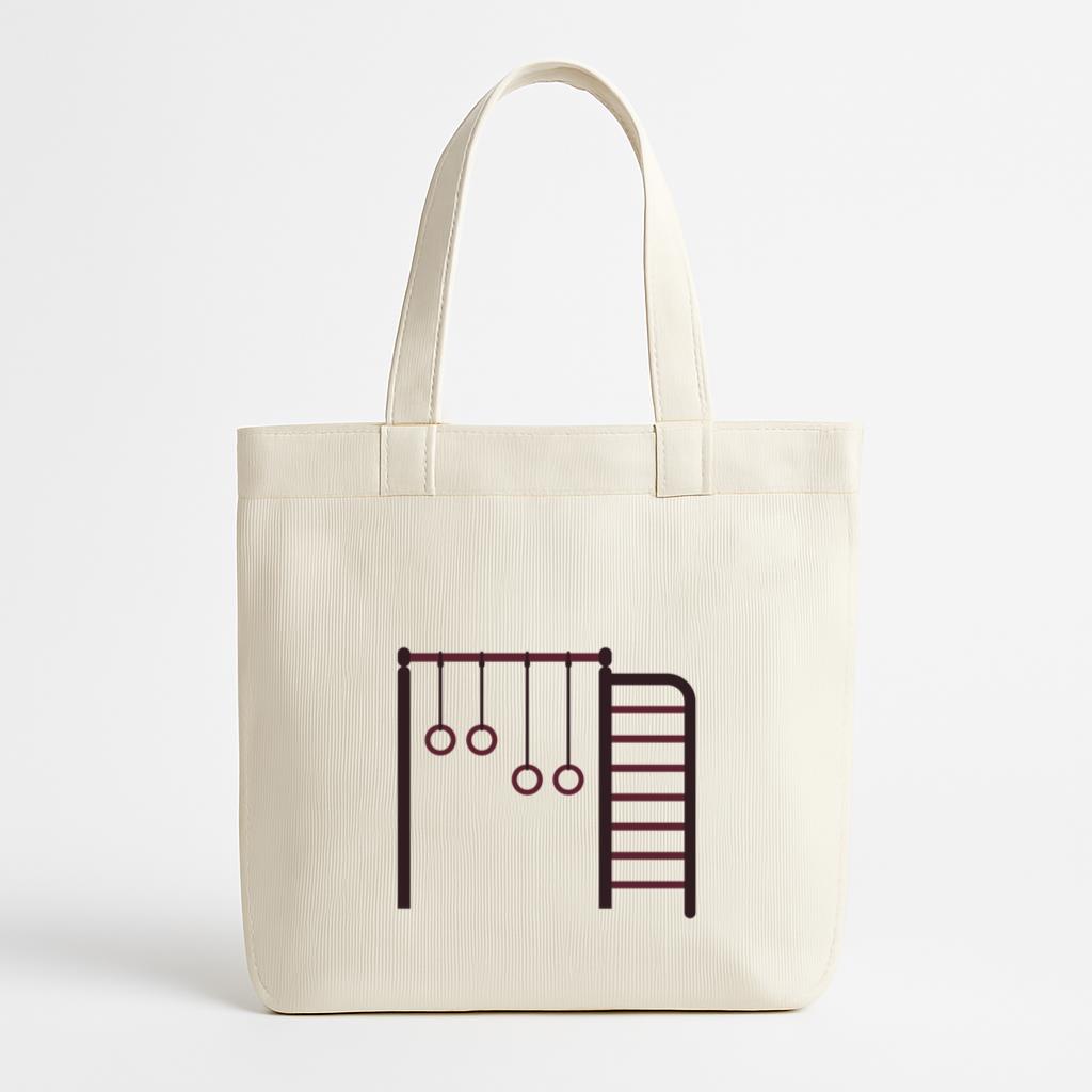 Jungle Gym Icon Canvas Tote Bag