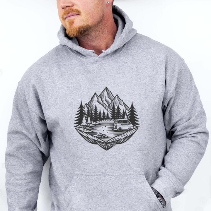 Mechanic Motorbike Curious Modern Hoodie - Image 3