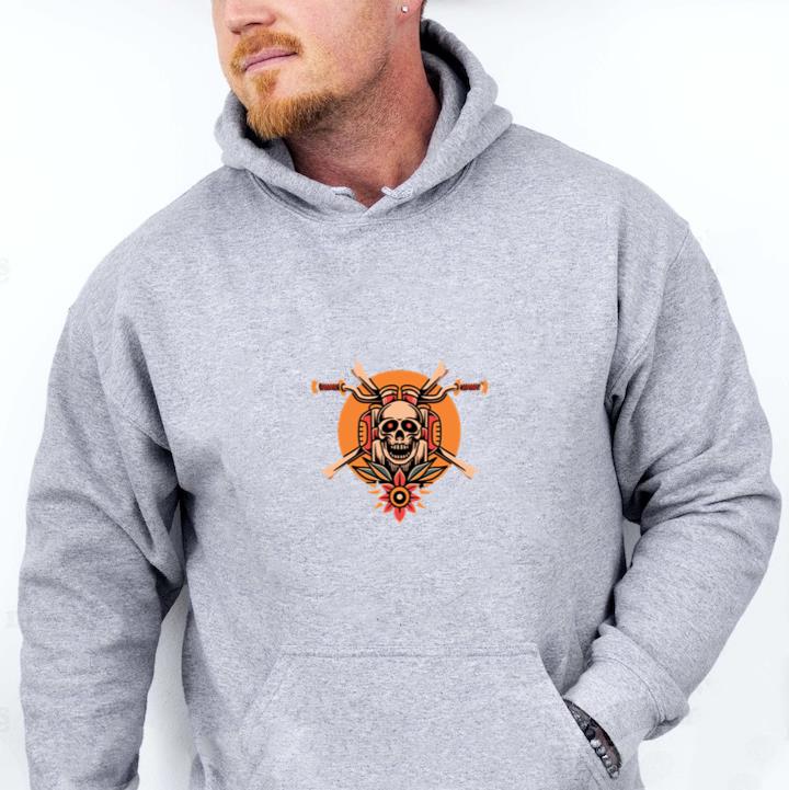 Mechanic Motorbike Happy Modern Hoodie - Image 3