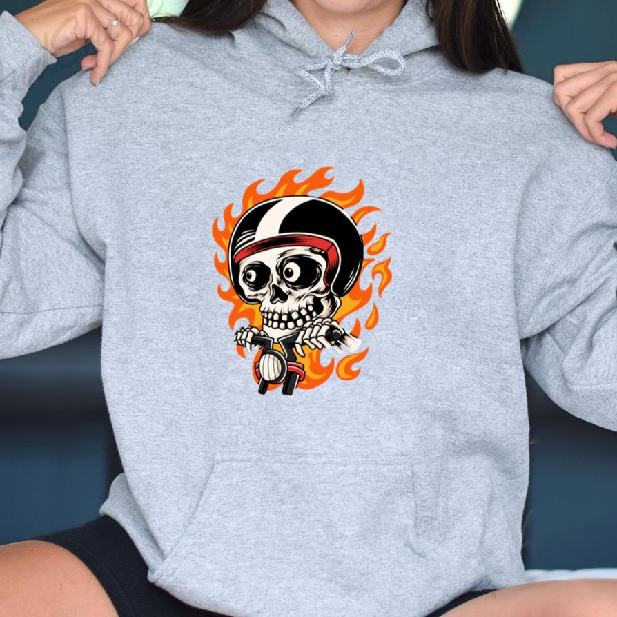 Mechanic Motorbike Joyful Modern Hoodie