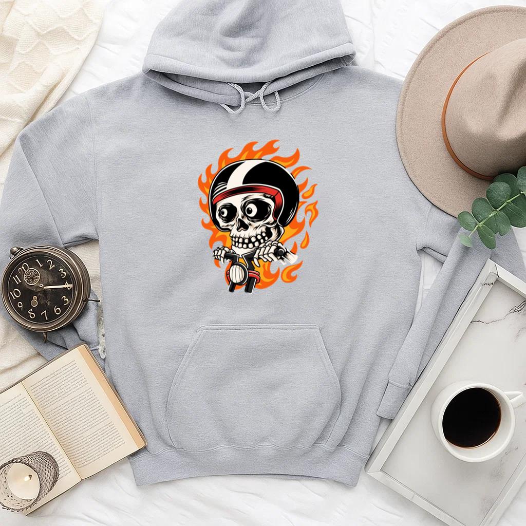 Mechanic Motorbike Joyful Modern Hoodie - Image 4