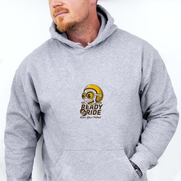 Mechanic Motorbike Peaceful Modern Hoodie - Image 3