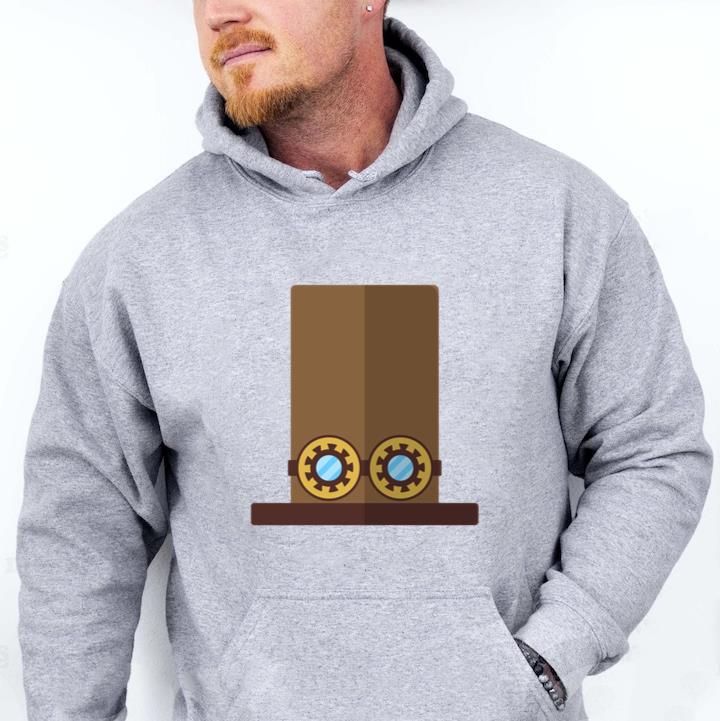 Mechanism Cogwheel Gear Wheel Gear Pinion Flat Hoodie - Image 3