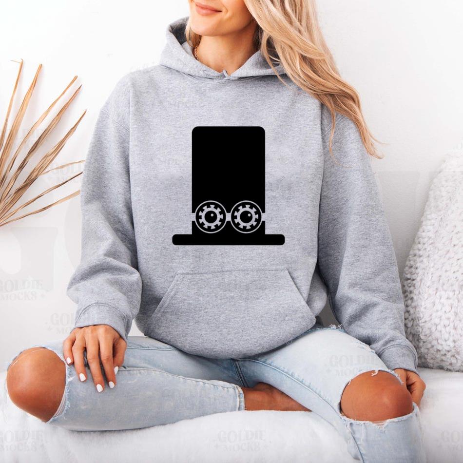 Mechanism Cogwheel Gear Wheel Gear Pinion Silhouette Hoodie - Image 2