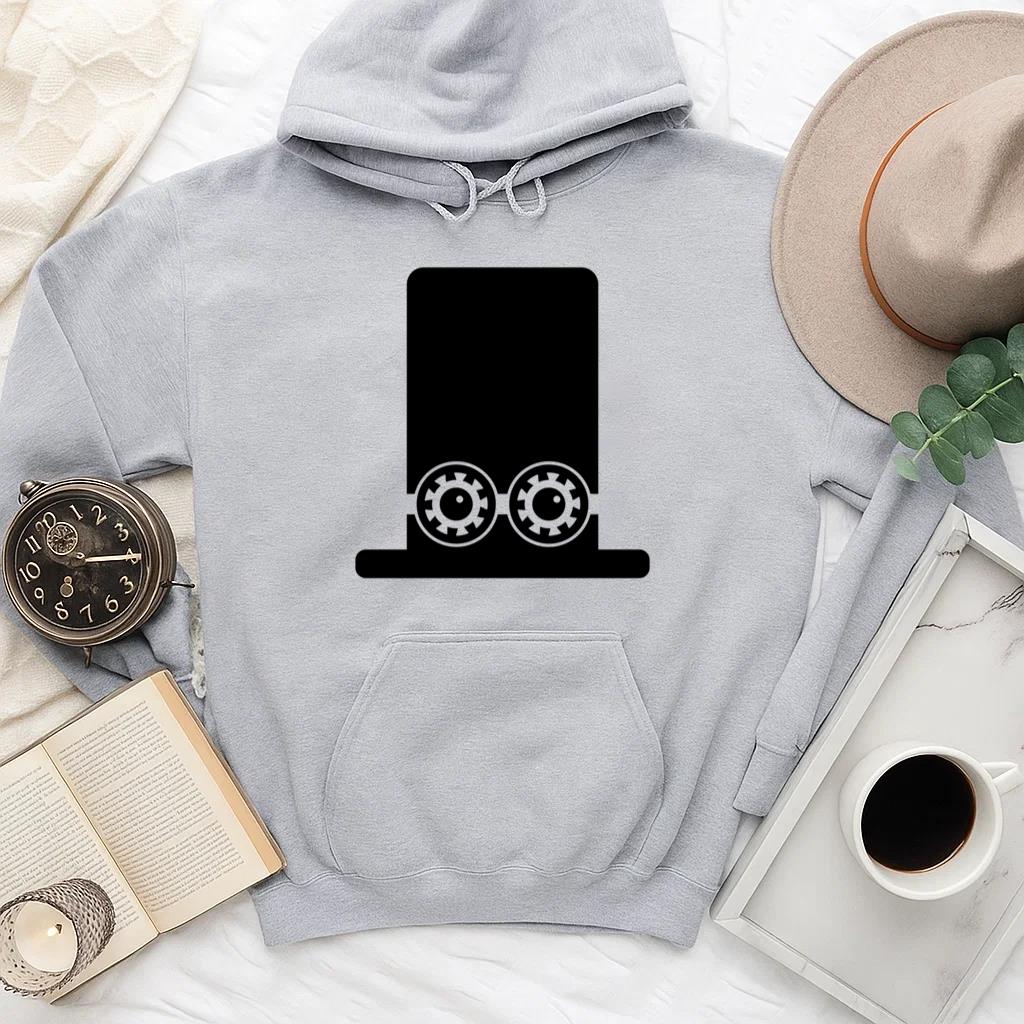 Mechanism Cogwheel Gear Wheel Gear Pinion Silhouette Hoodie - Image 4