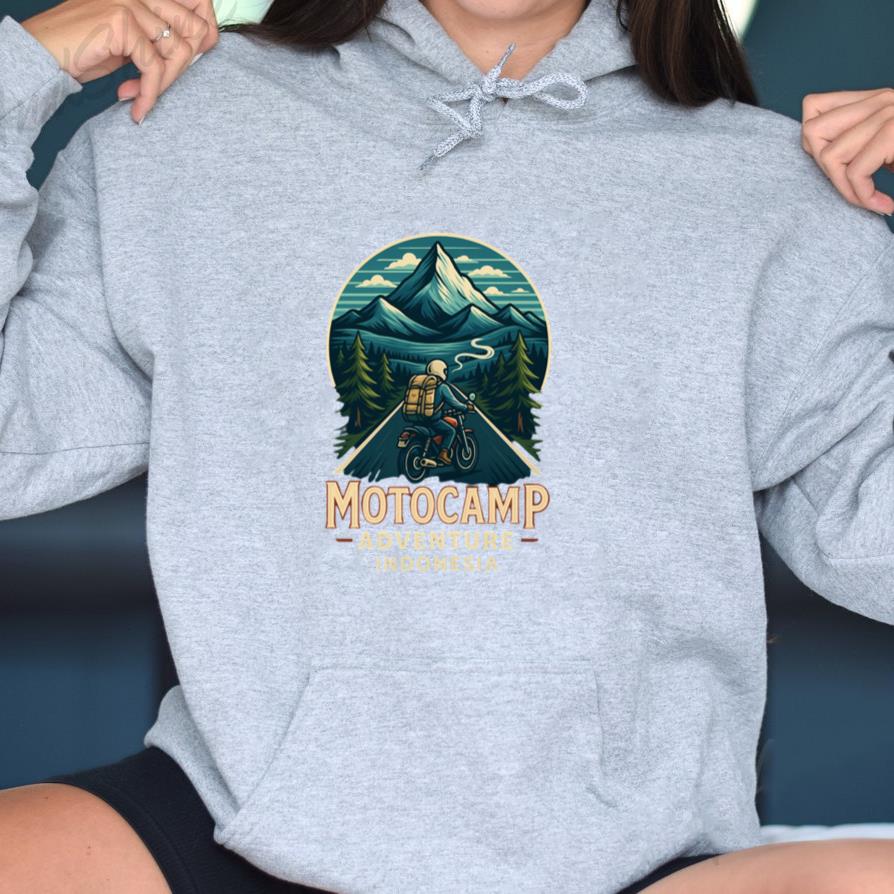 Nature Motorbike Wild Edgy Hoodie