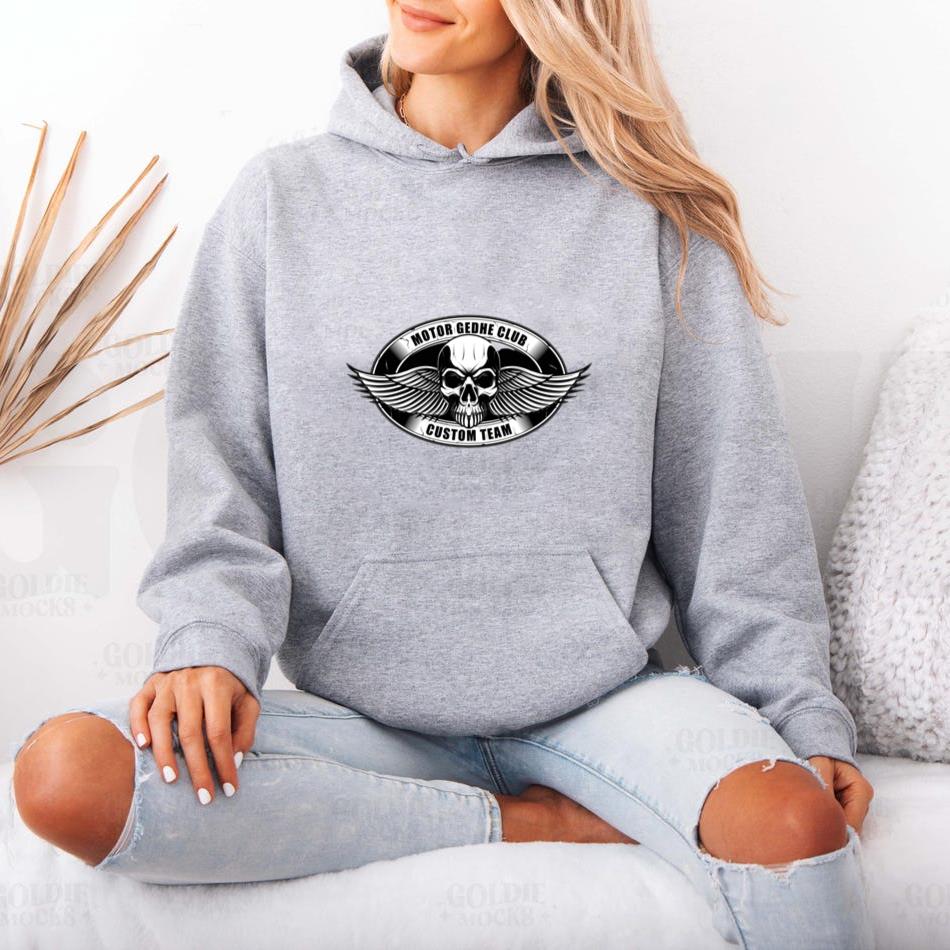 Nomad Motorbike Confident Classic Hoodie - Image 2