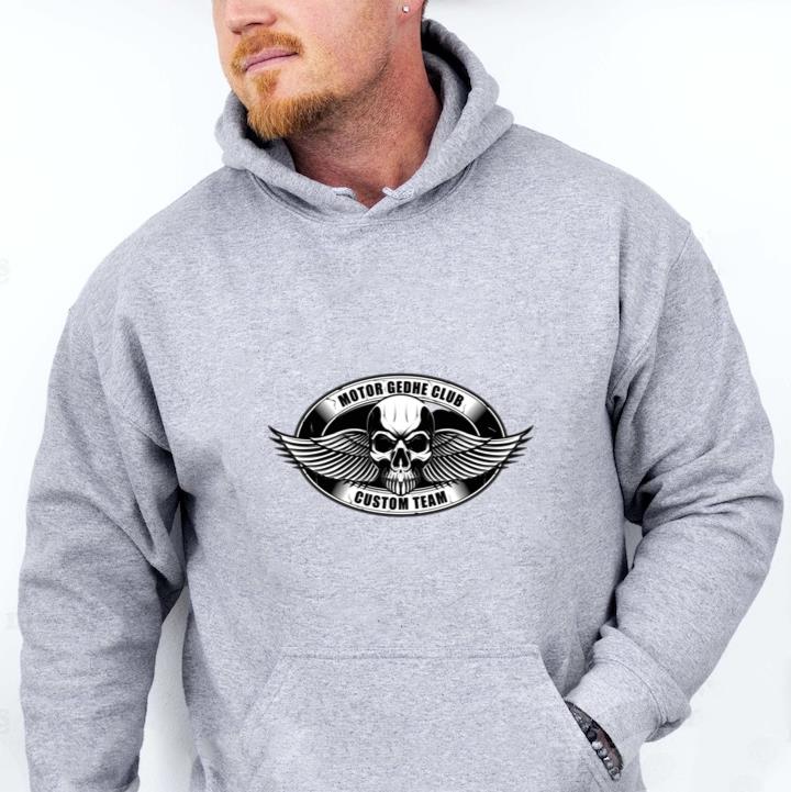 Nomad Motorbike Confident Classic Hoodie - Image 3
