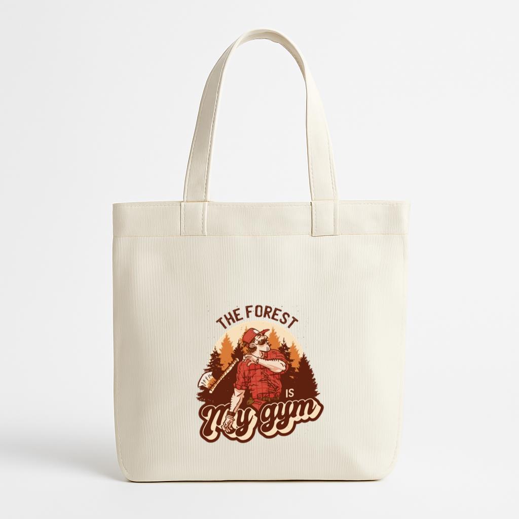 The Forest Is My Gym Canvas Tote Bag