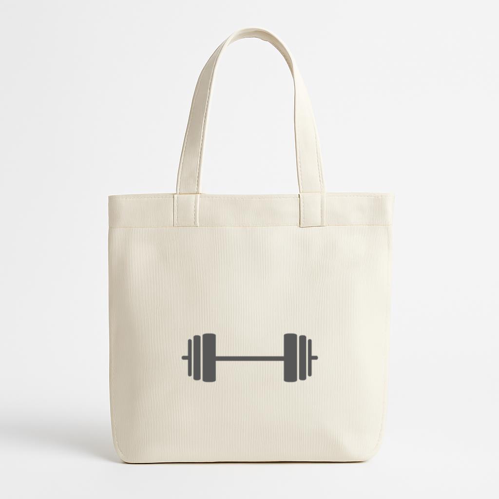 Weight Lift Icon Canvas Tote Bag